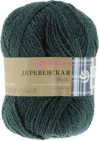 Пряжа для вязания Пехорка "Деревенская", цвет: лавр (381), 250 м, 100 г, 10 шт