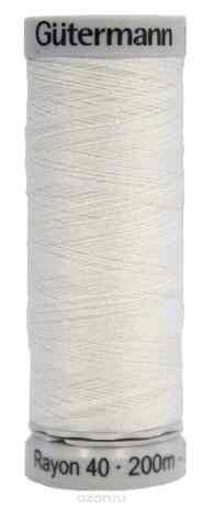 Нить Guetermann "Sulky Rayon 40", цвет: серый, 200 м. 135274_1102