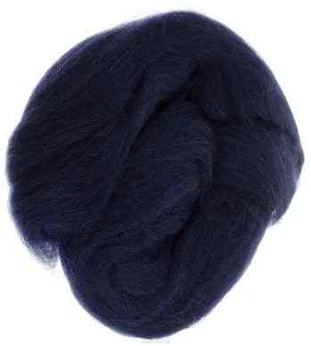 Шерсть для валяния "Orchidea", цвет: темно-синий, 10 г