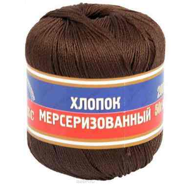Пряжа "Хлопок мерсеризованный" 50 г, 220 м. (100% хлопок). 136093_063