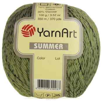 Пряжа "Summer" 100 г, 350 м. (70% хлопок, 30% вискоза) ТУ. 372011_51
