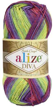 Пряжа "Diva batik design" 100 г, 350 м. (100% микрофибра) ТУ. 364119_3241