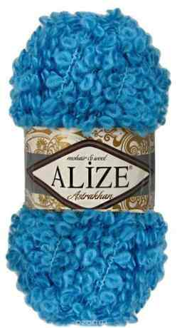 Пряжа для вязания Alize "Astrakhan", цвет: бирюзовый (575), 150 м, 100 г, 5 шт