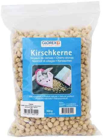 Наполнитель для набивки Glorex "Kirschkerne", из вишневых косточек, 500 г