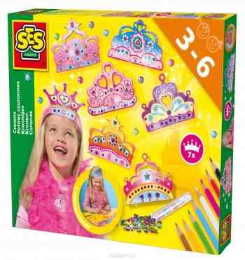 SES Creative Набор для создания украшений Сделай короны