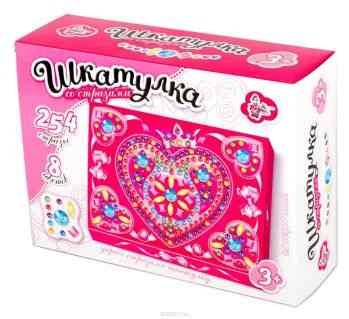 Десятое королевство Набор для декорирования Шкатулка Сердечко 01763