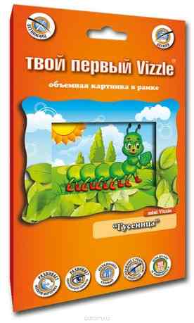 Vizzle Mini Объемная картинка Гусеница