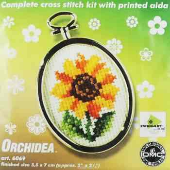 Набор для вышивания "Orchidea", 5,5 х 7 см. 6069