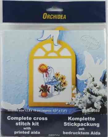 Набор для вышивания "Orchidea", 13,5 х 19 см. 6569