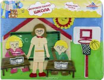 Kribly Boo Фетровое панно Школа