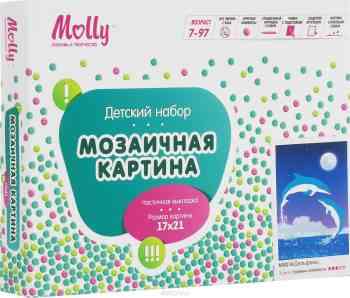 Molly Картина мозаикой Дельфины