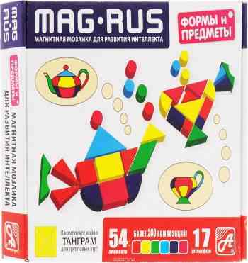 Mag-Rus Мозаика магнитная Формы и предметы