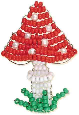 Набор для бисероплетения Riolis "Мухомор", 3 х 4 см