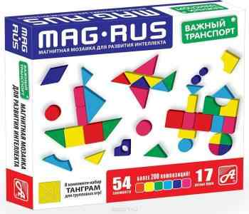 Mag-Rus Мозаика магнитная Важный транспорт