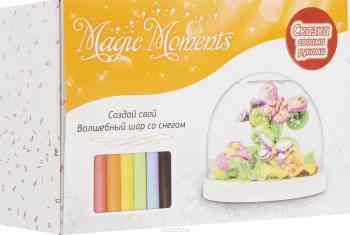 Magic Moments Набор для создания украшений Создай Волшебный шар со снегом Бабочки Кот