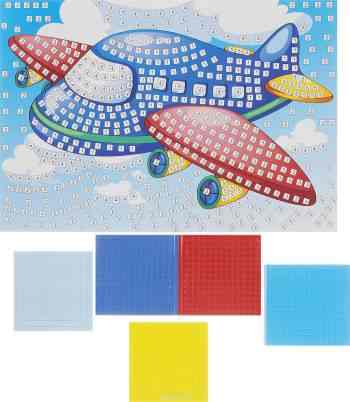 Рыжий Кот Мозаика мягкая Самолет