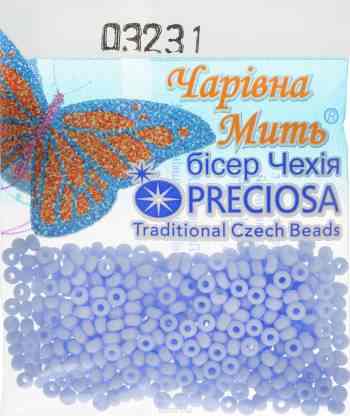 Бисер "Preciosa", непрозрачный, цвет: бледно-сиреневый (03231), 10/0, 5 г. 544203_03231