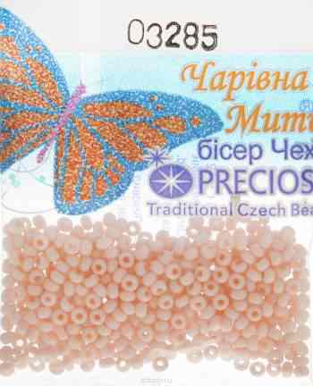 Бисер "Preciosa", непрозрачный, цвет: дымчатая роза (03285), 10/0, 5 г. 544203_03285