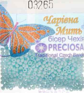 Бисер "Preciosa", непрозрачный, цвет: нежно-голубой (03265), 10/0, 5 г. 544203_03265