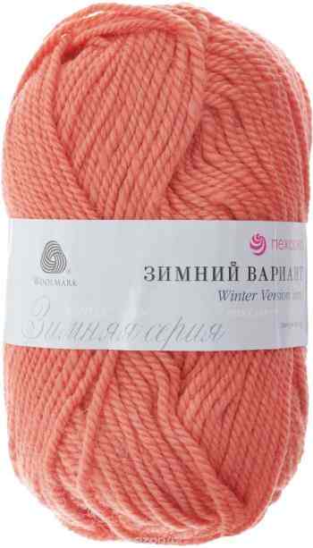 Пряжа для вязания Пехорка "Зимний вариант", цвет: настурция (396), 100 м, 100 г, 10 шт