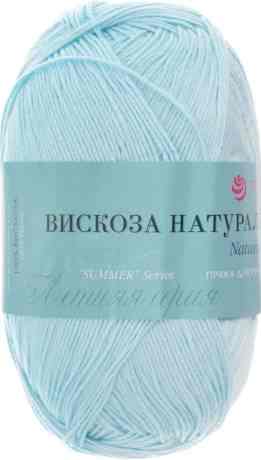 Пряжа для вязания Пехорка "Вискоза натуральная", цвет: льдинка (63), 400 м, 100 г, 5 шт