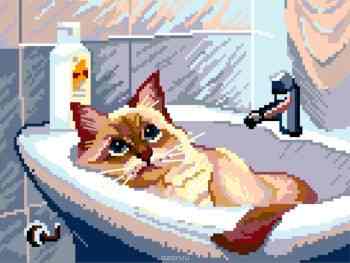 Набор для вышивания крестом "Nitex", 21 х 30 см. 2084