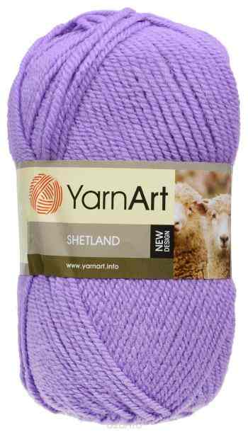 Пряжа для вязания YarnArt "Shetland", цвет: сиреневый (514), 220 м, 100 г, 5 шт