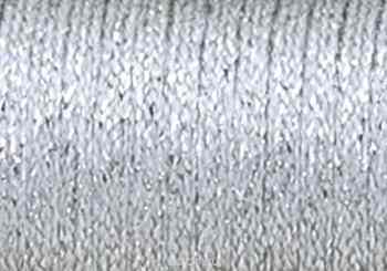 Нитки Kreinik "Fine", цвет: металлик (0101), №8, 10 м