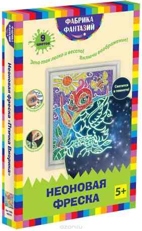 Фабрика Фантазий Фреска неоновая Птичка Виорика