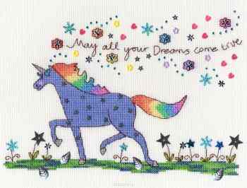 Набор для вышивания крестом Bothy Threads "Любимые мечты", 25 x 18 см