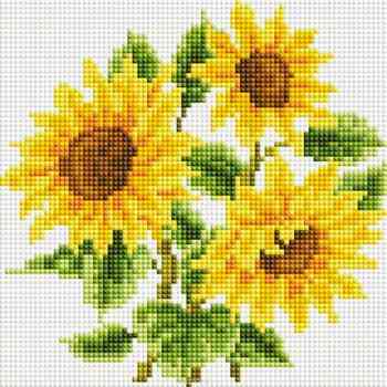 Алмазная мозаика "Рукоделие", на подрамнике, 20 х 20 см. AZM2020/Z-004