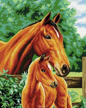 Алмазная мозаика "Рукоделие", на подрамнике, 40 х 50 см. AZM4050/J-001