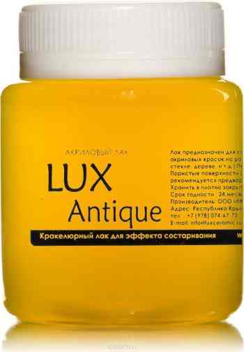 Luxart Лак для творчества кракелюрный LuxAntique 80 мл