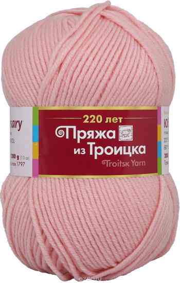 Пряжа для вязания Троицкая камвольная фабрика "Юбилейная", цвет: миндальный (3581), 200 м, 200 г, 5 шт
