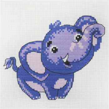 Набор для вышивания Василиса "Слоненок", 19 х 19 см