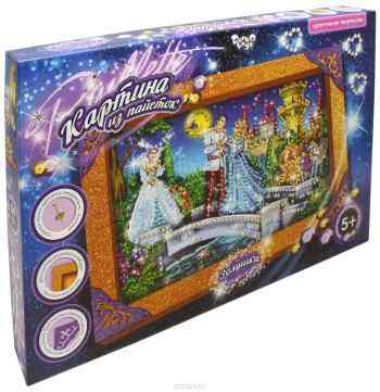 Danko Toys Создание картины из пайеток Золушка