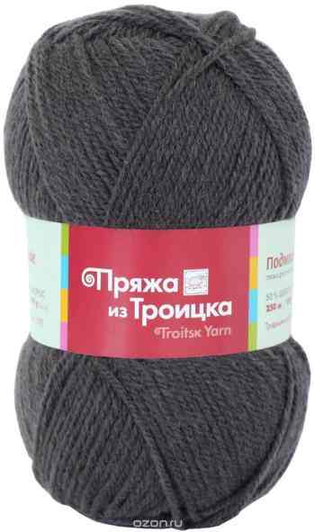 Пряжа для вязания Троицкая камвольная фабрика "Подмосковная", цвет: моренго (0214), 250 м, 100 г, 10 шт