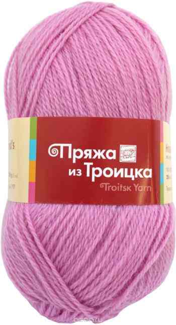 Пряжа для вязания Троицкая камвольная фабрика "Новозеландская", цвет: сиреневые дали (0156), 250 м, 100 г, 10 шт