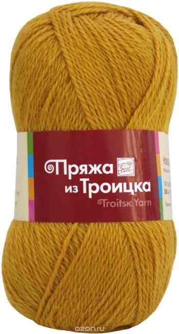 Пряжа для вязания Троицкая камвольная фабрика "Новозеландская", цвет: листопад (3860), 250 м, 100 г, 10 шт