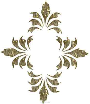 Трансфер универсальный "Ромбик из листочков", 17 х 25 см SM-026