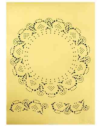 Премиум-трафарет Cadence "Золотое кружево", 25 см х 35 см. DS-05