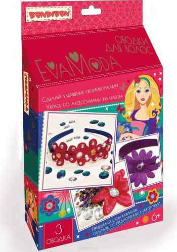 Bondibon Набор для создания украшений Eva Moda Ободки для волос