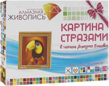 Набор для создания картины со стразами Алмазная Живопись "Какаду", 25 х 30 см