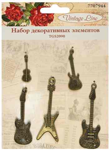 Набор декоративных элементов "Vintage Line", 5 шт. 7707944