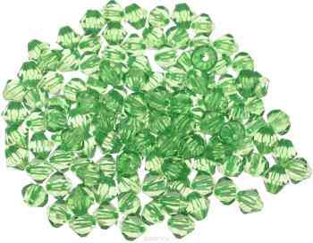 Бусины "Астра", цвет: изумрудный (57), 8 мм х 9 мм, 25 г. 684980_57