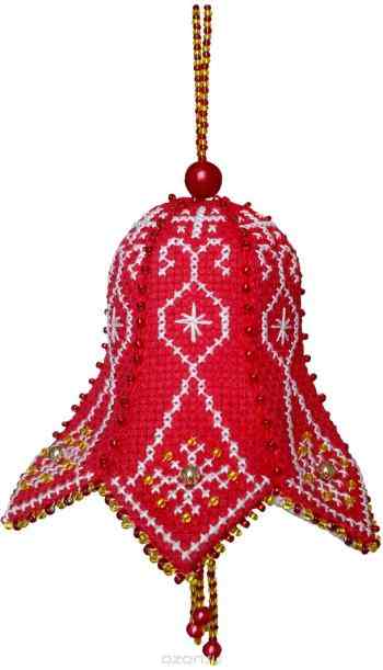 Набор для изготовления подвески Zengana "Королевский колокольчик", 10 х 8 см. М-054