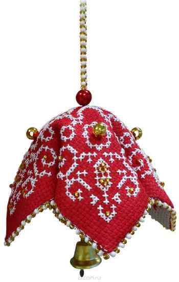 Набор для изготовления подвески Zengana "Русский колокольчик", 7 х 7 см. М-078