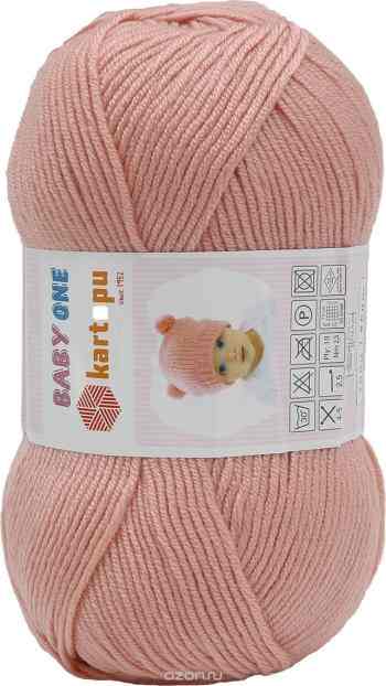 Пряжа для вязания Kartopu "Baby One", цвет: персиковый (К258), 250 м, 100 г, 5 шт