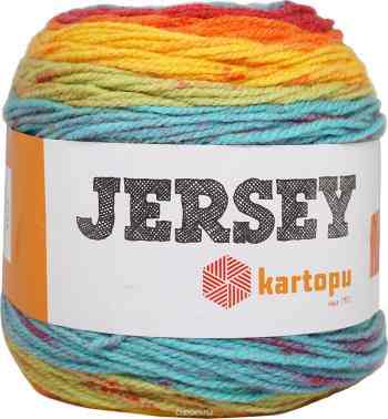 Пряжа для вязания Kartopu "Jersey", цвет: мультиколор (Н1393), 360 м, 200 г, 3 шт