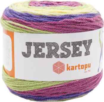 Пряжа для вязания Kartopu "Jersey", цвет: мультиколор (HH1396), 360 м, 200 г, 3 шт